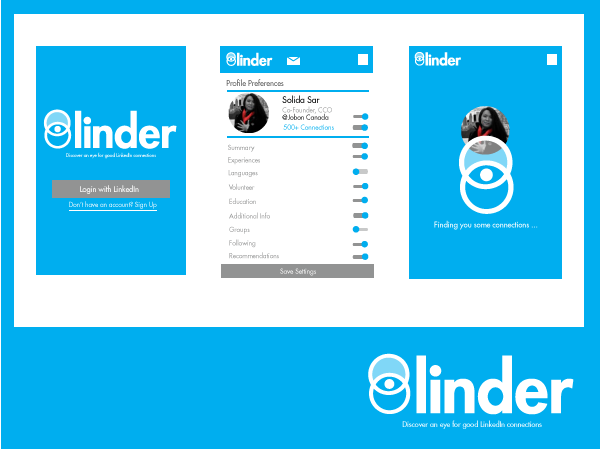 Linder - Mobile App Design